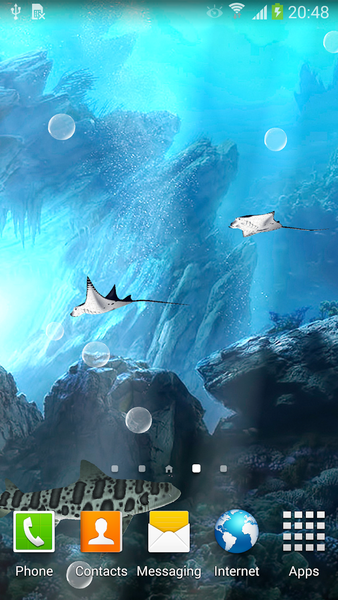 3D Sharks Live Wallpaper Lite - Image screenshot of android app