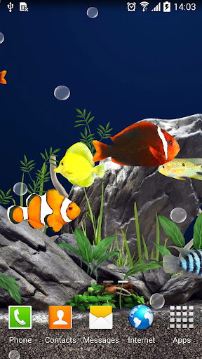 Aquarium Live Wallpaper - Image screenshot of android app