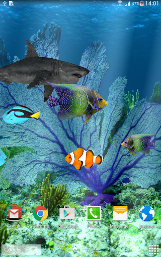 Aquarium Live Wallpaper HD - Image screenshot of android app