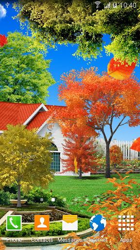 Autumn Garden Live Wallpaper - Image screenshot of android app