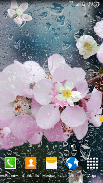 Blooming Trees Live Wallpaper - Image screenshot of android app