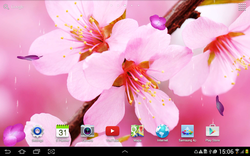 Cherry Blossom Live Wallpaper - Image screenshot of android app