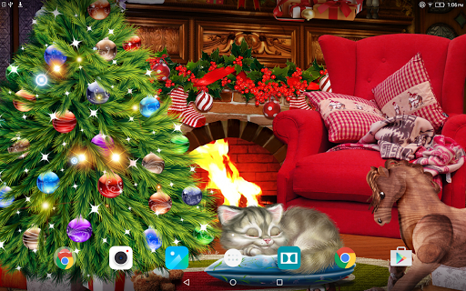 Christmas Eve Live Wallpaper - Image screenshot of android app