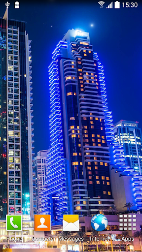 Dubai Night Live Wallpaper - عکس برنامه موبایلی اندروید