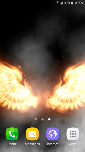 Fire Live Wallpaper - عکس برنامه موبایلی اندروید
