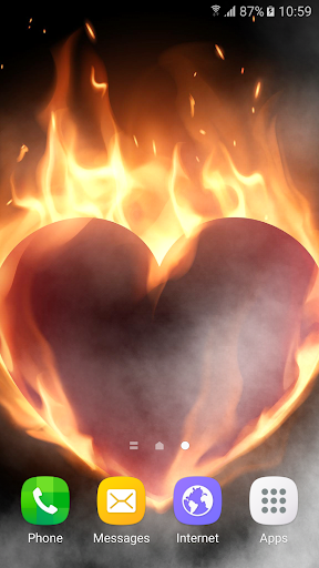 Fire Live Wallpaper - عکس برنامه موبایلی اندروید