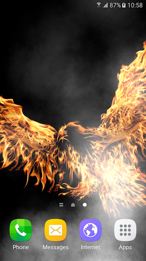 Fire Live Wallpaper - عکس برنامه موبایلی اندروید