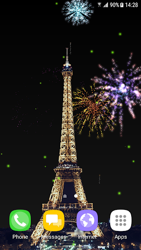 Fireworks Live Wallpaper - عکس برنامه موبایلی اندروید