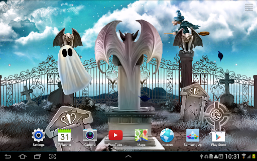 Halloween Live Wallpaper - Image screenshot of android app