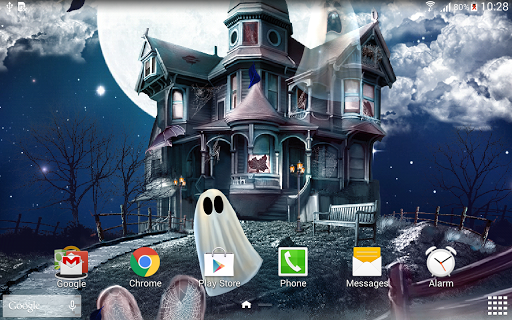 Halloween Live Wallpaper - Image screenshot of android app