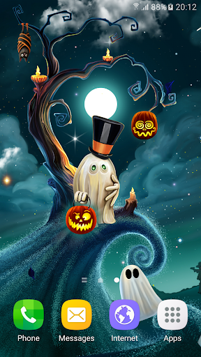 HD Halloween Live Wallpaper - عکس برنامه موبایلی اندروید