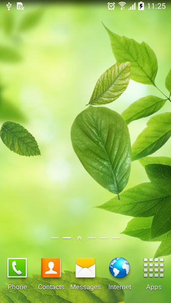 Leaves Live Wallpaper - Image screenshot of android app