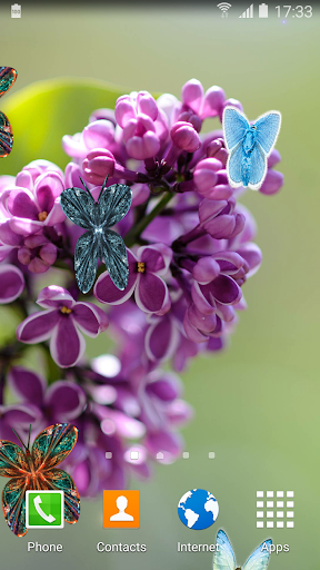 Lilac live wallpaper - عکس برنامه موبایلی اندروید