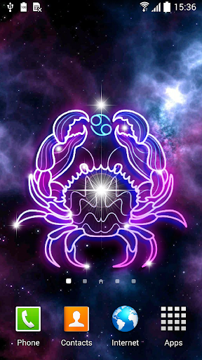 Zodiac Signs Live Wallpaper - Image screenshot of android app