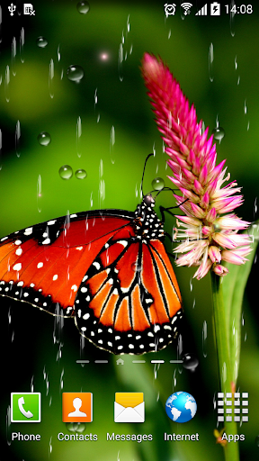 Rain Live Wallpaper - Image screenshot of android app