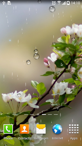 Rain Live Wallpaper - Image screenshot of android app