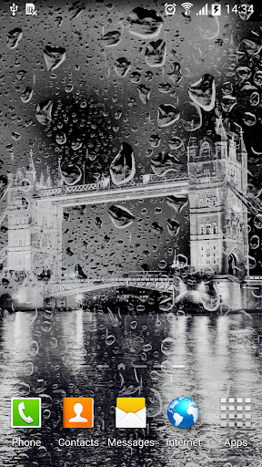 Rainy London Live Wallpaper - Image screenshot of android app