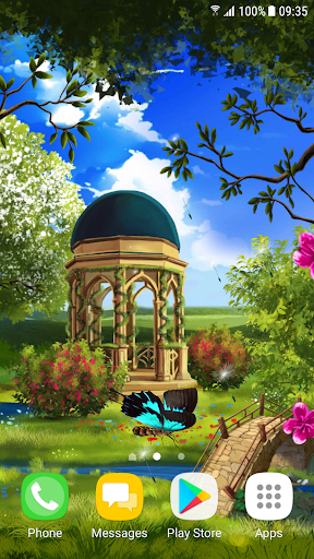 Spring Landscape Live Wallpaper - Image screenshot of android app