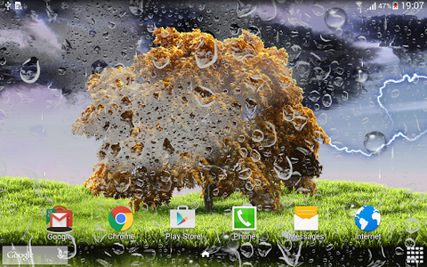 Spring Storm Live Wallpaper - Image screenshot of android app