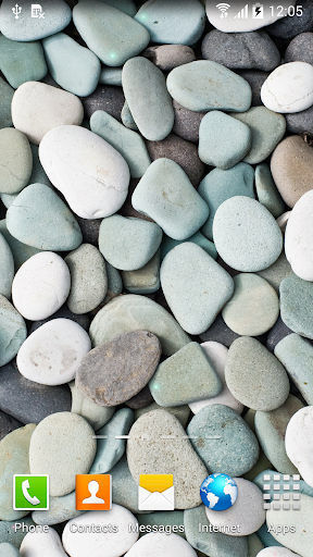Stones in Water Live Wallpaper - Image screenshot of android app