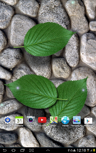 Stones in Water Live Wallpaper - Image screenshot of android app