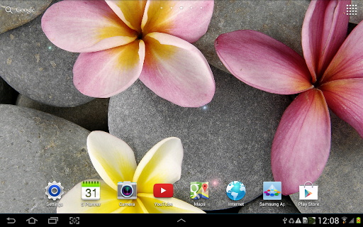 Stones in Water Live Wallpaper - Image screenshot of android app