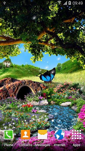 3D Butterfly Live Wallpaper - Image screenshot of android app