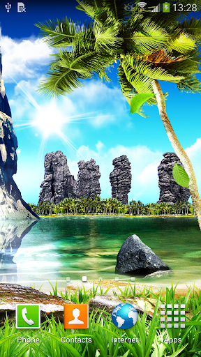 Tropical Waterfall Wallpaper - عکس برنامه موبایلی اندروید