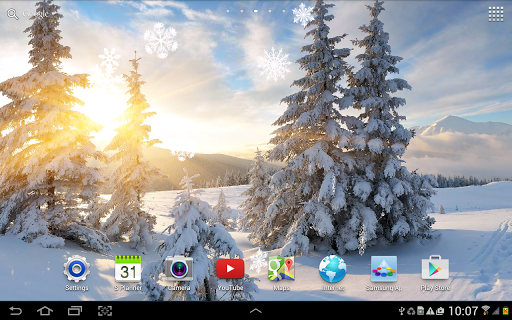 Winter Live Wallpaper - Image screenshot of android app