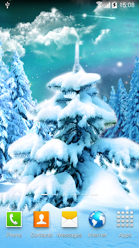 Winter Forest Live Wallpaper - عکس برنامه موبایلی اندروید