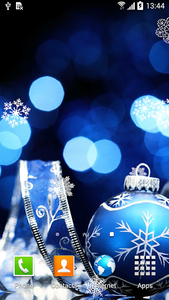 Winter Night Live Wallpaper - Image screenshot of android app