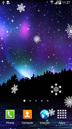 Winter Night Wallpaper - عکس برنامه موبایلی اندروید
