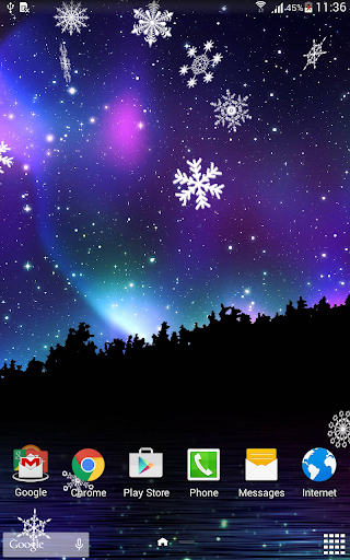 Winter Night Wallpaper - عکس برنامه موبایلی اندروید