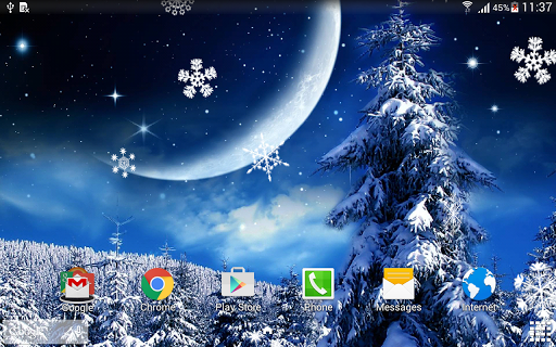 Winter Night Wallpaper - عکس برنامه موبایلی اندروید