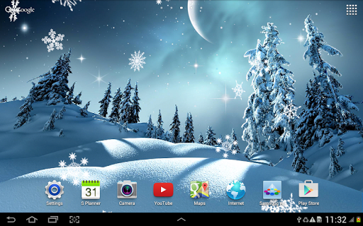 Winter Night Wallpaper - عکس برنامه موبایلی اندروید