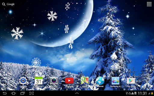 Winter Night Wallpaper - عکس برنامه موبایلی اندروید