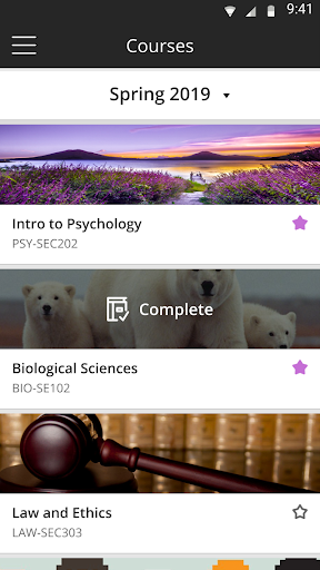 Blackboard Learn - Image screenshot of android app