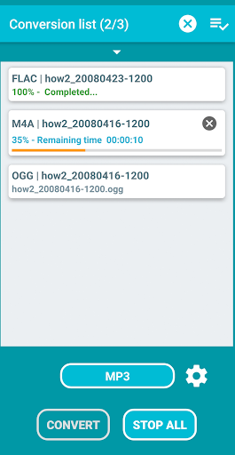 Audio Converter - All formats - عکس برنامه موبایلی اندروید