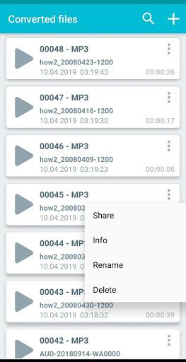 Audio Converter - All formats - عکس برنامه موبایلی اندروید