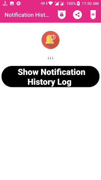 Old Notification Log - عکس برنامه موبایلی اندروید