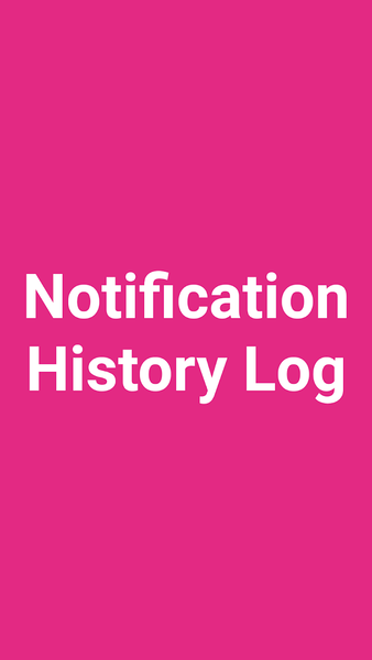 Old Notification Log - عکس برنامه موبایلی اندروید