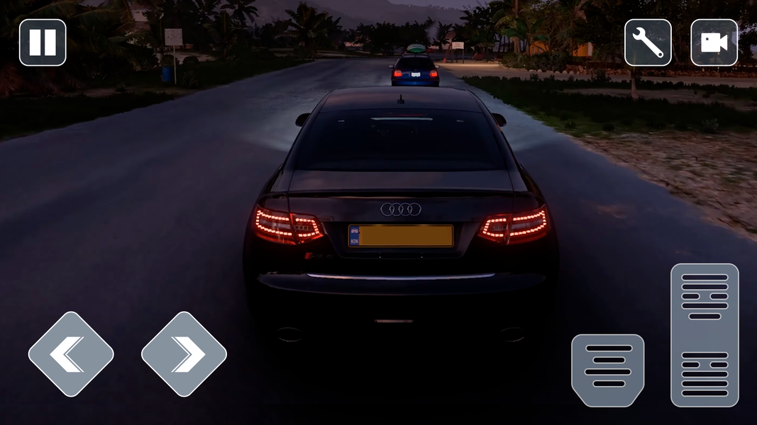 Car Racing School RS6 Audi - Gameplay image of android game