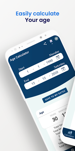 Age Calculator - Date of Birth - عکس برنامه موبایلی اندروید