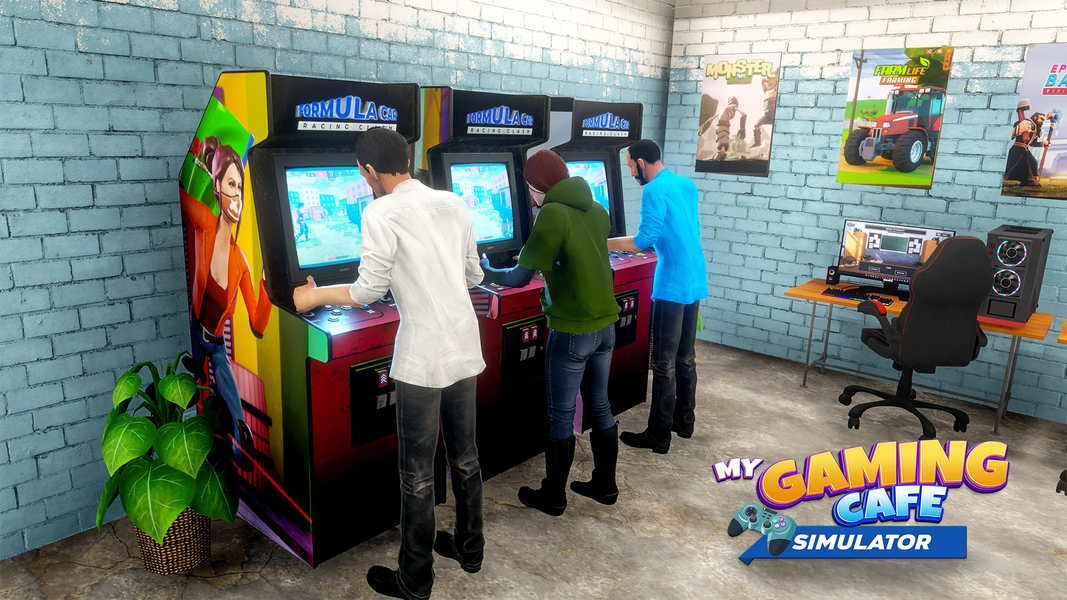 My Gaming Cafe Simulator - عکس بازی موبایلی اندروید