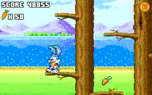 Tiny Buster Adventures Bunny - Gameplay image of android game