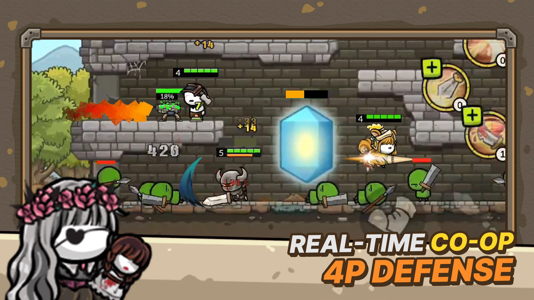 Castle Defense Online - Gameplay image of android game