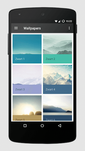 Zwart - Black Icon Pack - عکس برنامه موبایلی اندروید