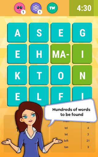 Wordathon: Classic Word Search - Gameplay image of android game