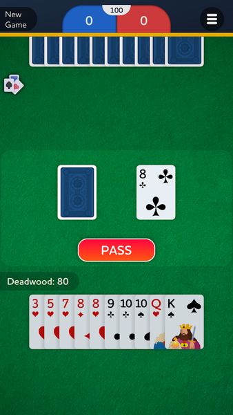 Gin Rummy - Classic Card Game - Gameplay image of android game