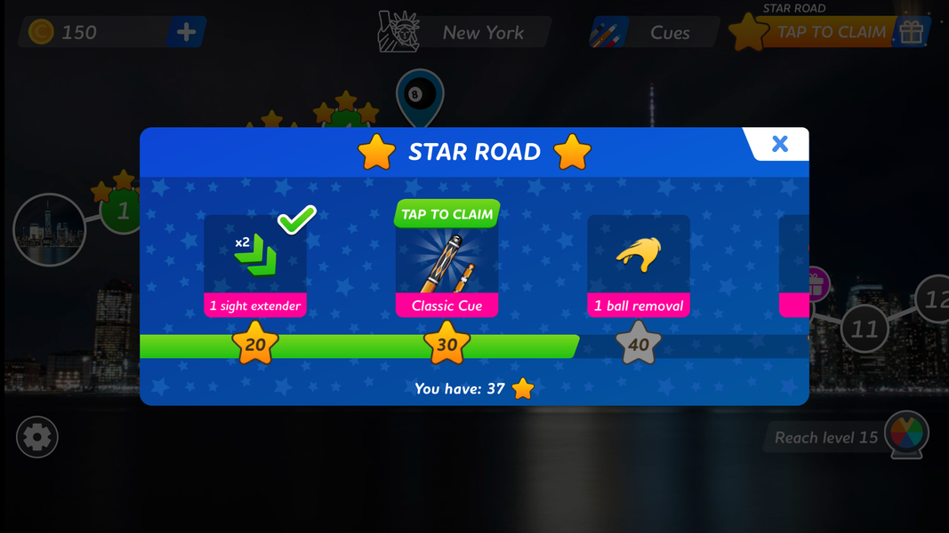 Pool Pocket - Billiard Puzzle - Gameplay image of android game